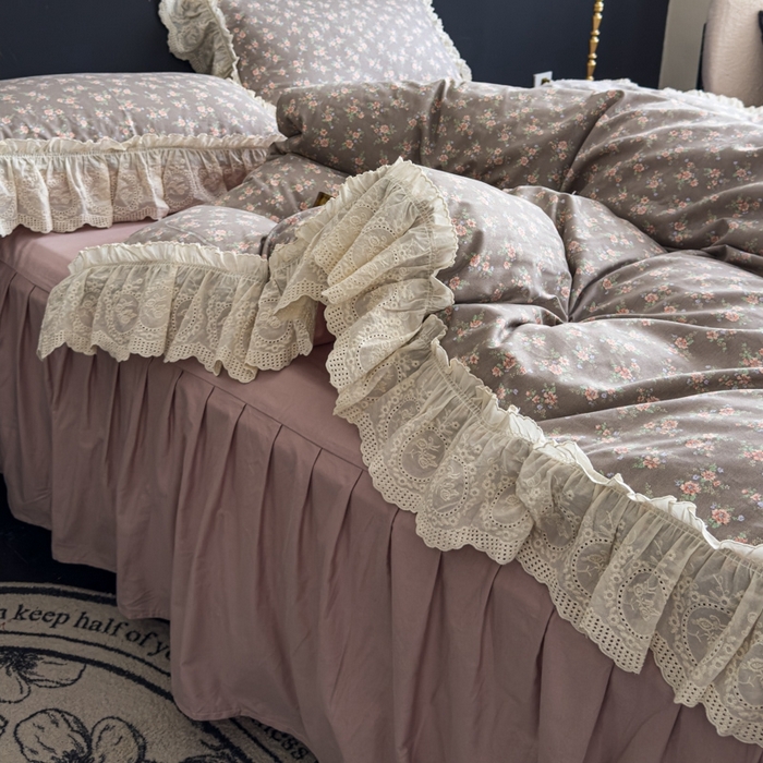 91家纺网 家纺一手货源 找家纺 （总）狂想家 2025新款全棉纯棉法式复古风四件套