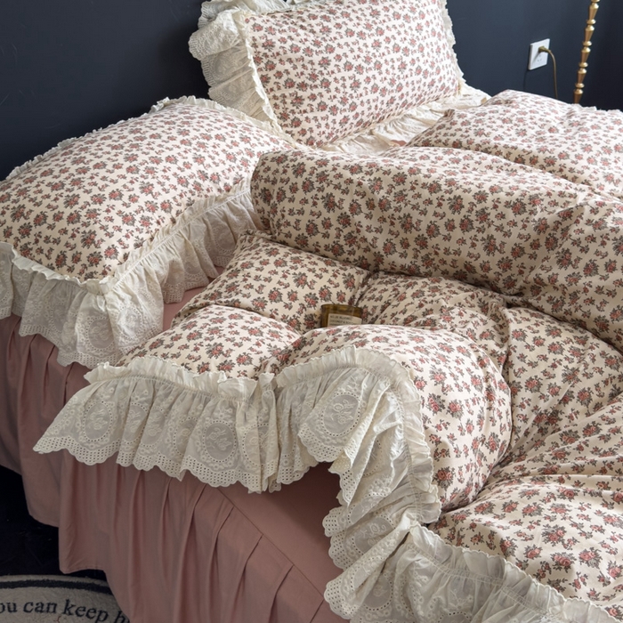 狂想家 2025新款全棉纯棉法式复古风四件套 秋日风铃