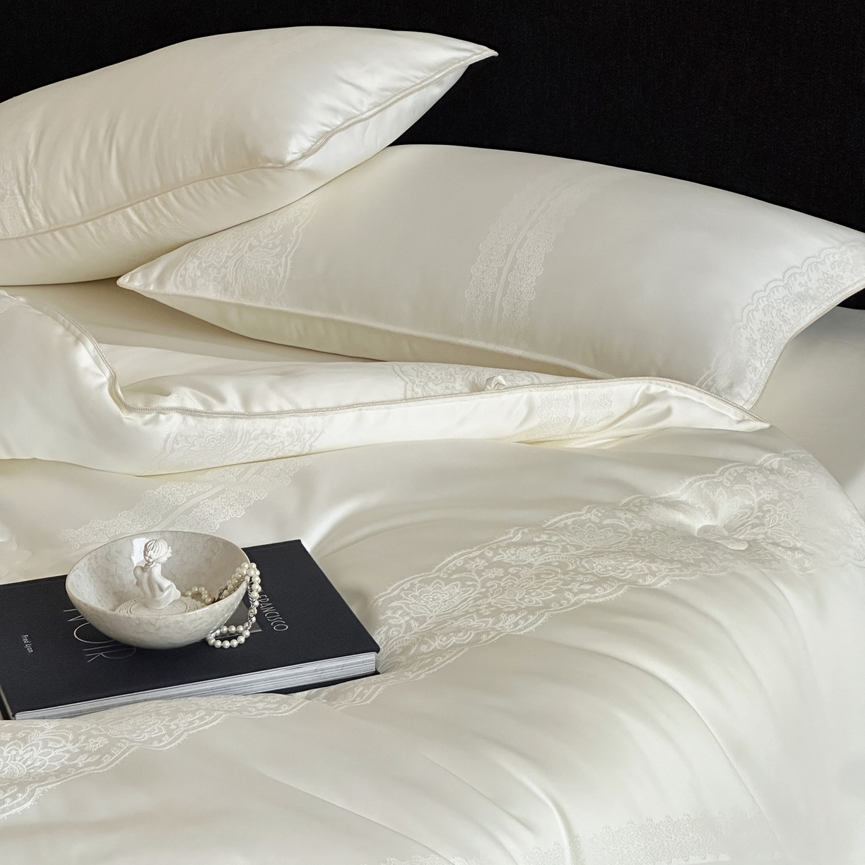 91家纺网 家纺一手货源 找家纺 一加一 2025新款锦瑟御丝提花蚕丝大豆中科抗菌被子被芯 柔眠逸梦