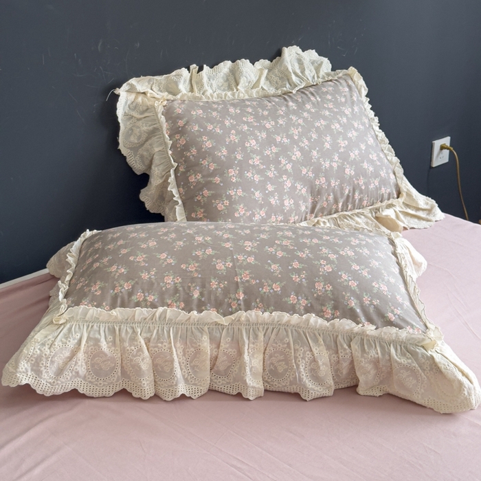 91家纺网 家纺一手货源 找家纺 狂想家 2025新款全棉纯棉法式复古风四件套 藤蔓紫心