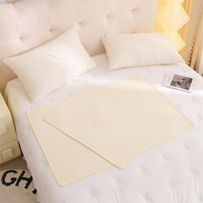 91家纺网 家纺一手货源 找家纺 （总）拾小柒 2025新款全棉色织水洗棉防水隔脏姨妈垫护理垫