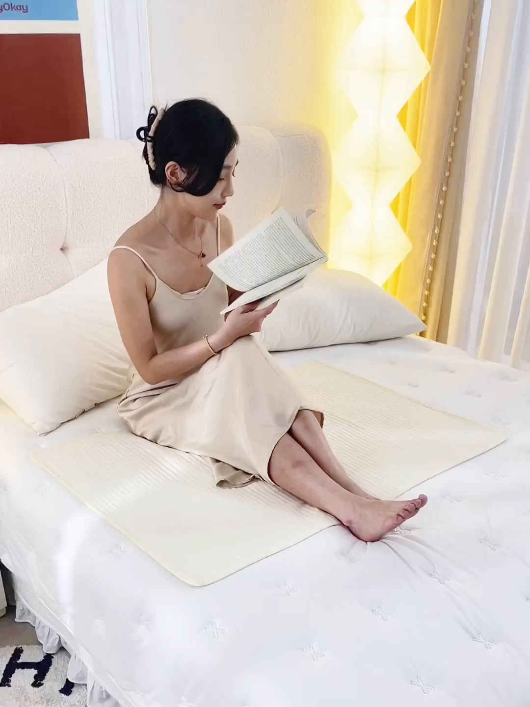 91家纺网 家纺一手货源 找家纺 （总）拾小柒 2025新款全棉色织水洗棉防水隔脏姨妈垫护理垫