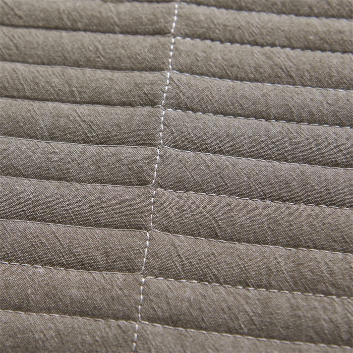 91家纺网 家纺一手货源 找家纺 拾小柒 2025新款全棉色织水洗棉防水隔脏姨妈垫护理垫 青灰色