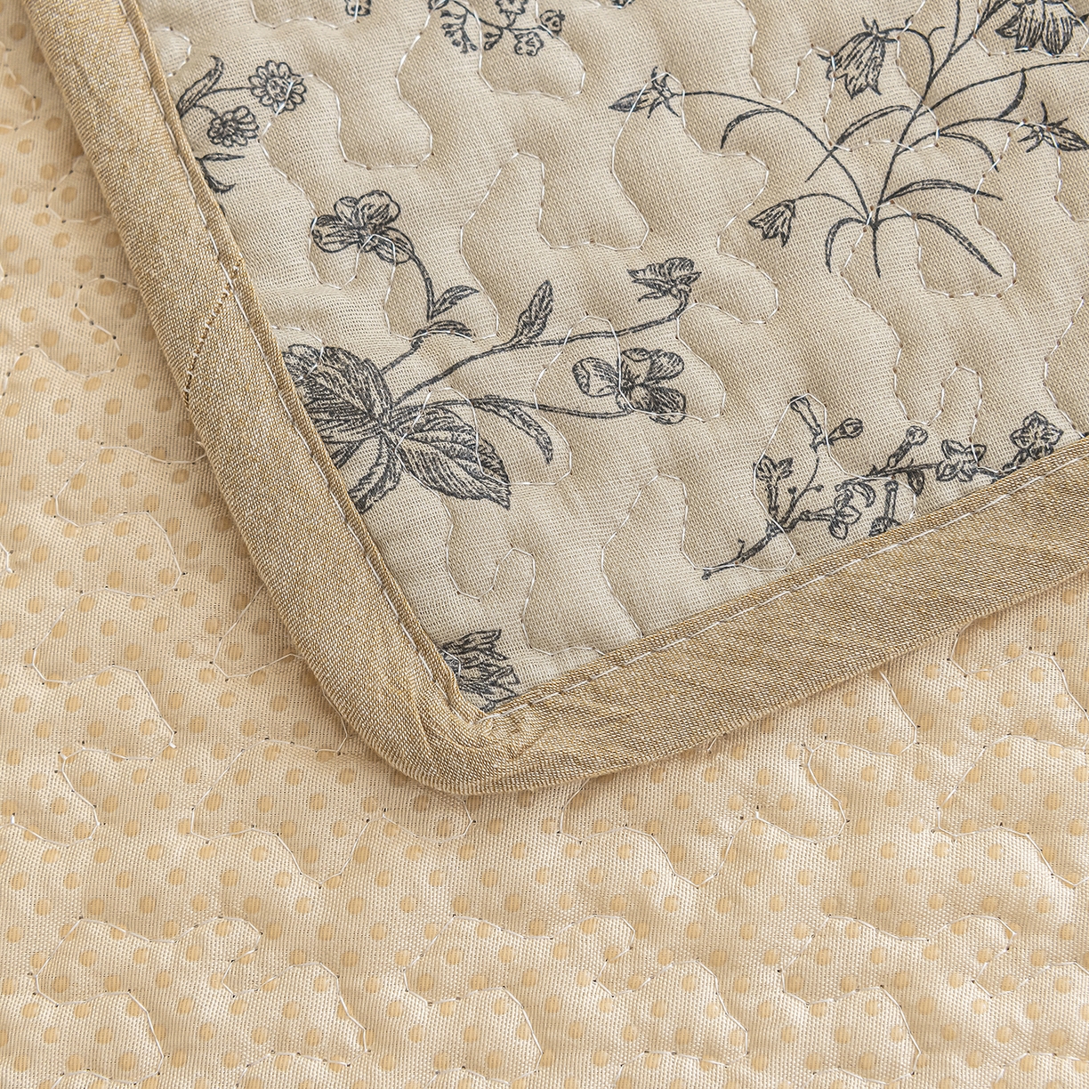 91家纺网 家纺一手货源 找家纺 拾小柒 2025年新款全棉双层纱床护垫纯棉防滑床盖床褥子软床垫 山野小咖