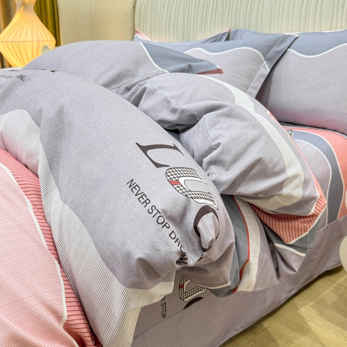 91家纺网 家纺一手货源 找家纺 （总）木易家居 2025新款100%全棉纯棉加厚四件套（礼盒包装）（提供买家秀）