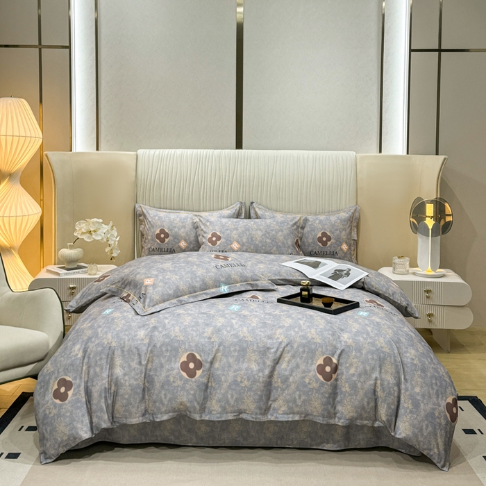 91家纺网 家纺一手货源 找家纺 木易家居 2026新款100%全棉纯棉加厚四件套（礼盒包装）（提供买家秀） 华贵之旅