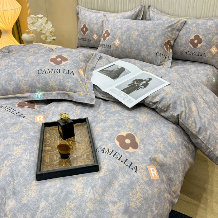 91家纺网 家纺一手货源 找家纺 木易家居 2026新款100%全棉纯棉加厚四件套（礼盒包装）（提供买家秀） 华贵之旅