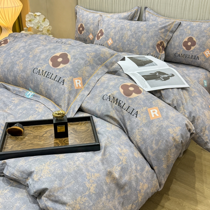 91家纺网 家纺一手货源 找家纺 木易家居 2026新款100%全棉纯棉加厚四件套（礼盒包装）（提供买家秀） 华贵之旅