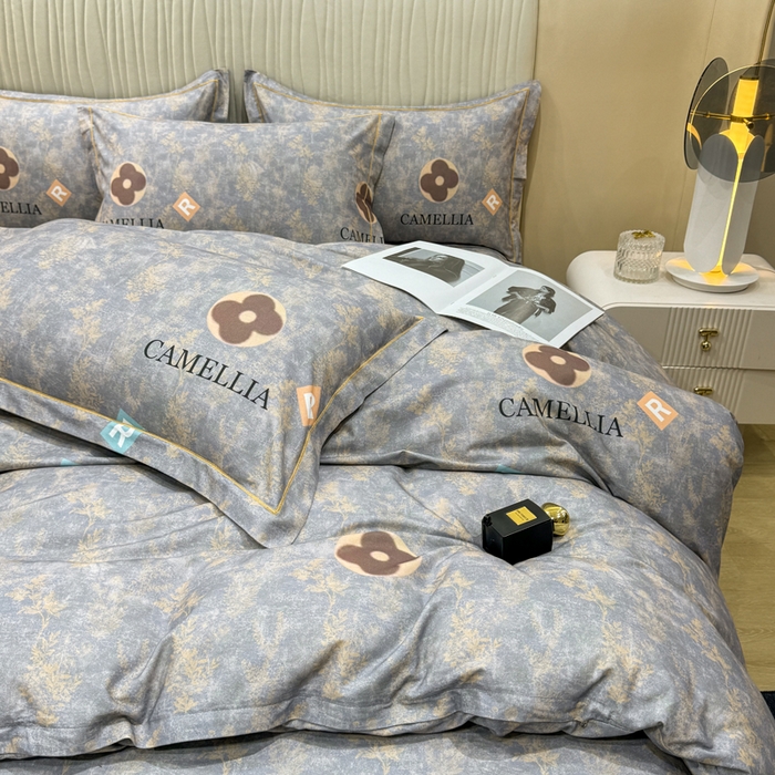 91家纺网 家纺一手货源 找家纺 木易家居 2026新款100%全棉纯棉加厚四件套（礼盒包装）（提供买家秀） 华贵之旅