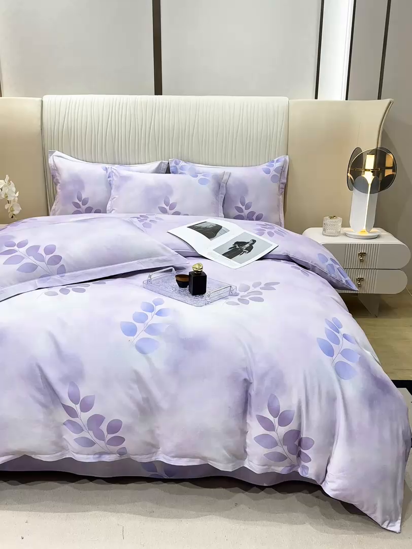 91家纺网 家纺一手货源 找家纺 木易家居 2026新款100%全棉纯棉加厚四件套（礼盒包装）（提供买家秀） 梦华录