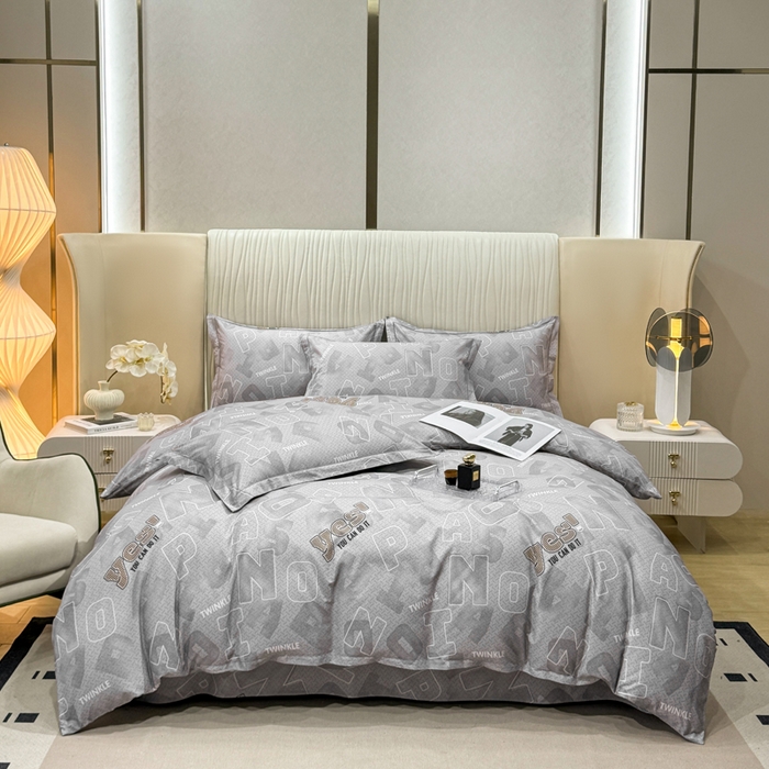 91家纺网 家纺一手货源 找家纺 木易家居 2026新款100%全棉纯棉加厚四件套（礼盒包装）（提供买家秀） 时尚元素