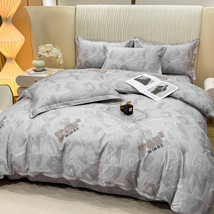 91家纺网 家纺一手货源 找家纺 木易家居 2026新款100%全棉纯棉加厚四件套（礼盒包装）（提供买家秀） 时尚元素