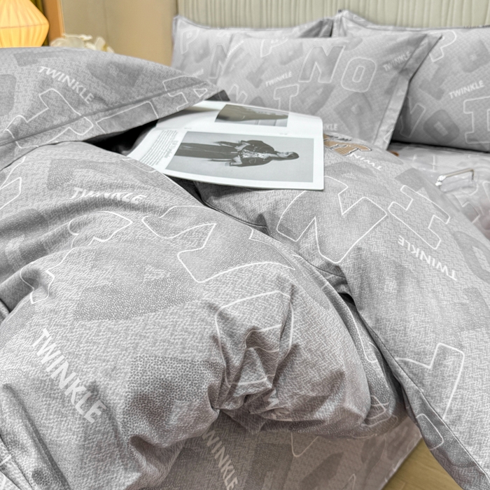 91家纺网 家纺一手货源 找家纺 木易家居 2026新款100%全棉纯棉加厚四件套（礼盒包装）（提供买家秀） 时尚元素