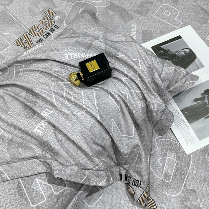 91家纺网 家纺一手货源 找家纺 木易家居 2026新款100%全棉纯棉加厚四件套（礼盒包装）（提供买家秀） 时尚元素