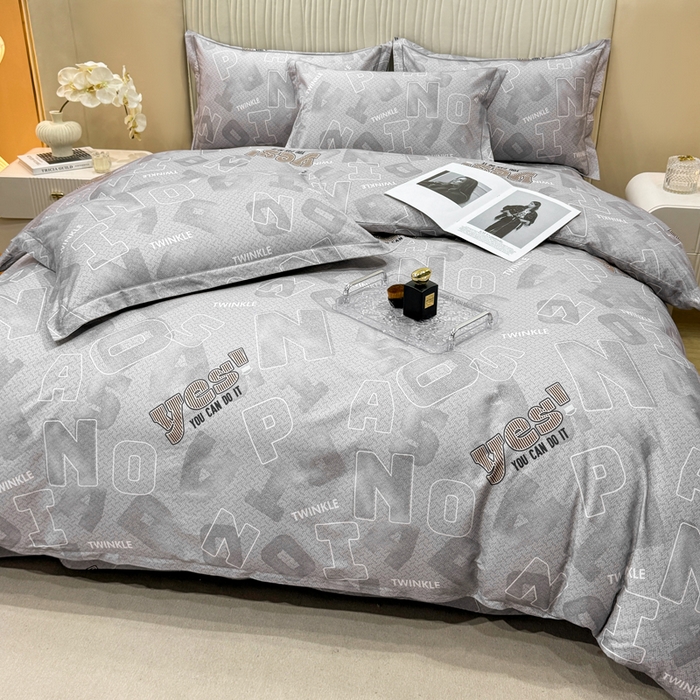 91家纺网 家纺一手货源 找家纺 木易家居 2026新款100%全棉纯棉加厚四件套（礼盒包装）（提供买家秀） 时尚元素