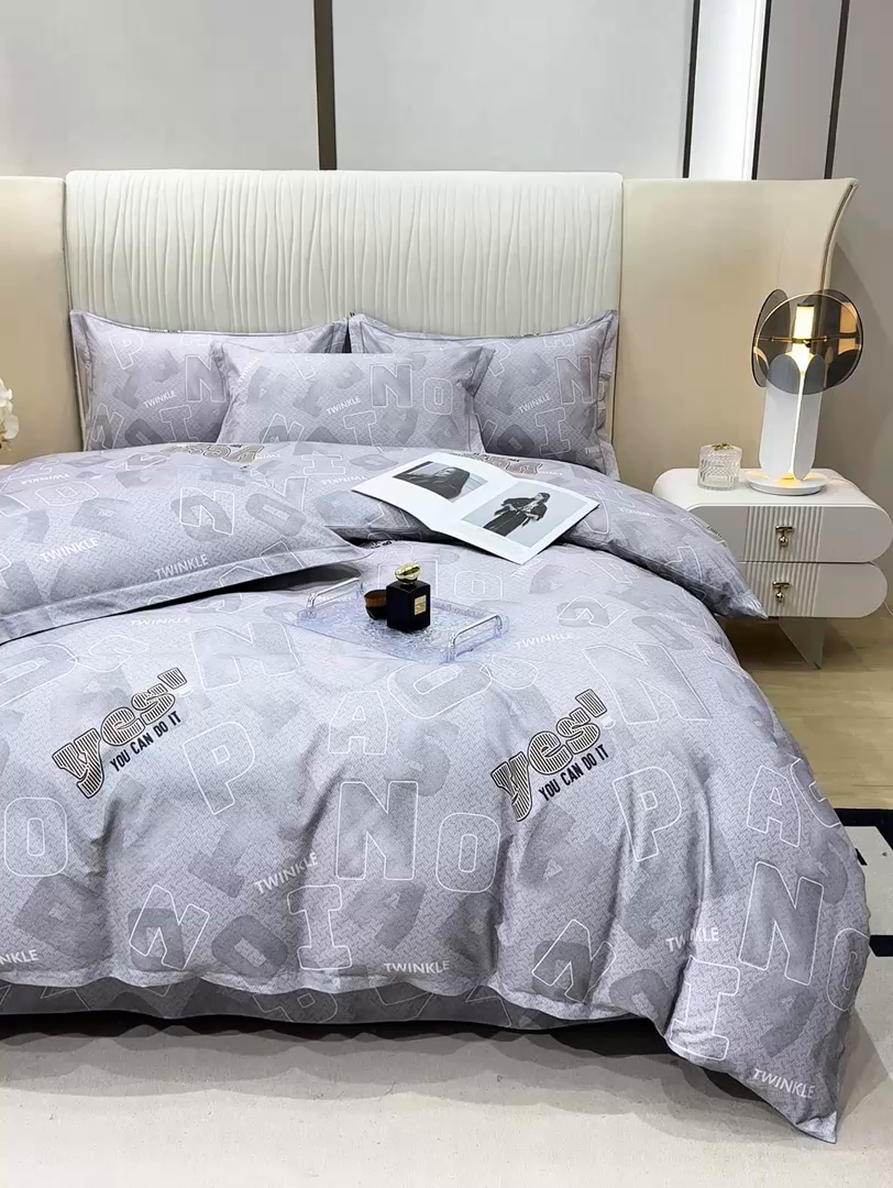 91家纺网 家纺一手货源 找家纺 木易家居 2026新款100%全棉纯棉加厚四件套（礼盒包装）（提供买家秀） 时尚元素