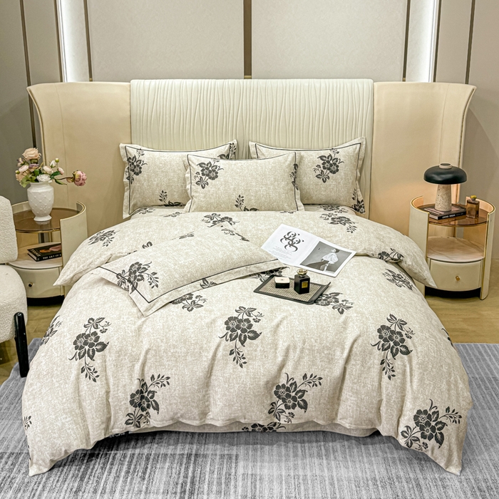 木易家居 2026新款100%全棉纯棉加厚四件套（礼盒包装）（提供买家秀） 薇薇安