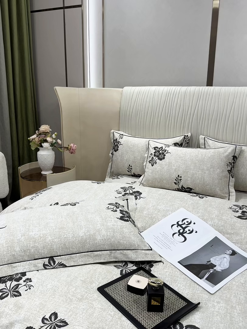 91家纺网 家纺一手货源 找家纺 木易家居 2026新款100%全棉纯棉加厚四件套（礼盒包装）（提供买家秀） 薇薇安