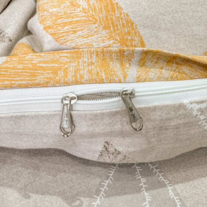 91家纺网 家纺一手货源 找家纺 木易家居 2026新款100%全棉纯棉加厚四件套（礼盒包装）（提供买家秀） 香山红叶-咖