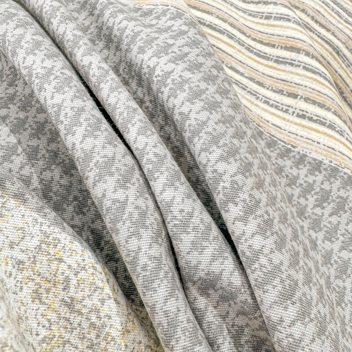 91家纺网 家纺一手货源 找家纺 木易家居 2026新款100%全棉纯棉加厚四件套（礼盒包装）（提供买家秀） 亚马逊-灰