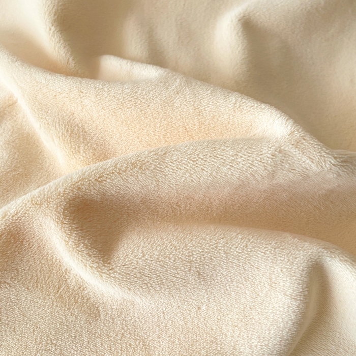 91家纺网 家纺一手货源 找家纺 顺兴家居 2025新款简约纯色双拼牛奶绒四件套（风格一） 奶昔黄+粉玉