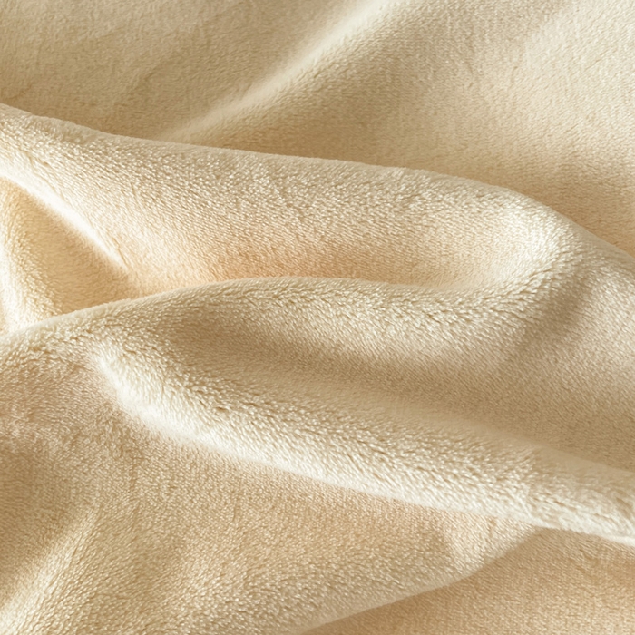 91家纺网 家纺一手货源 找家纺 顺兴家居 2025新款简约纯色双拼牛奶绒四件套（风格一） 奶昔黄+罗兰紫