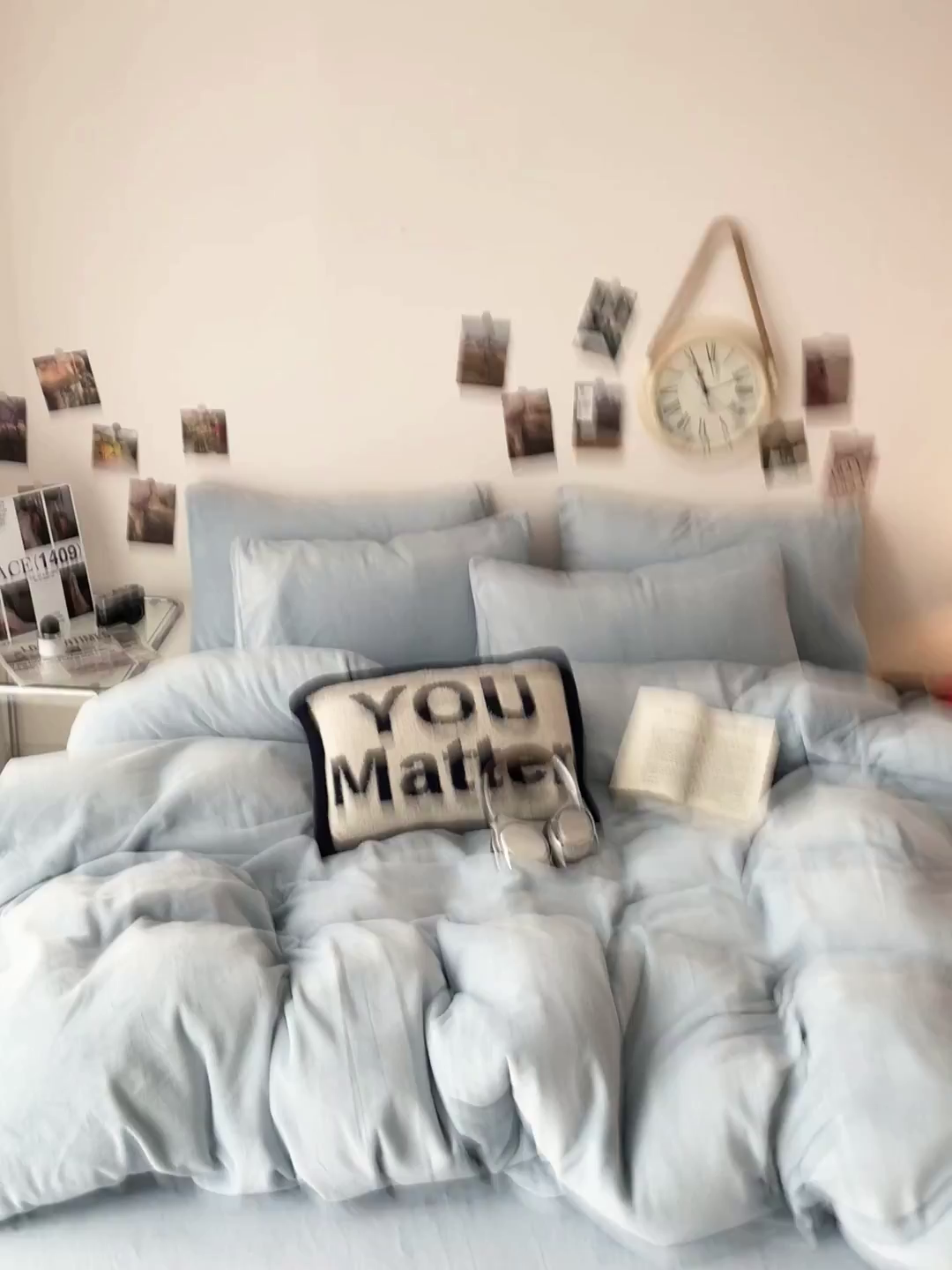 91家纺网 家纺一手货源 找家纺 顺兴家居 2025新款简约纯色双拼牛奶绒四件套（风格一） 婴儿蓝