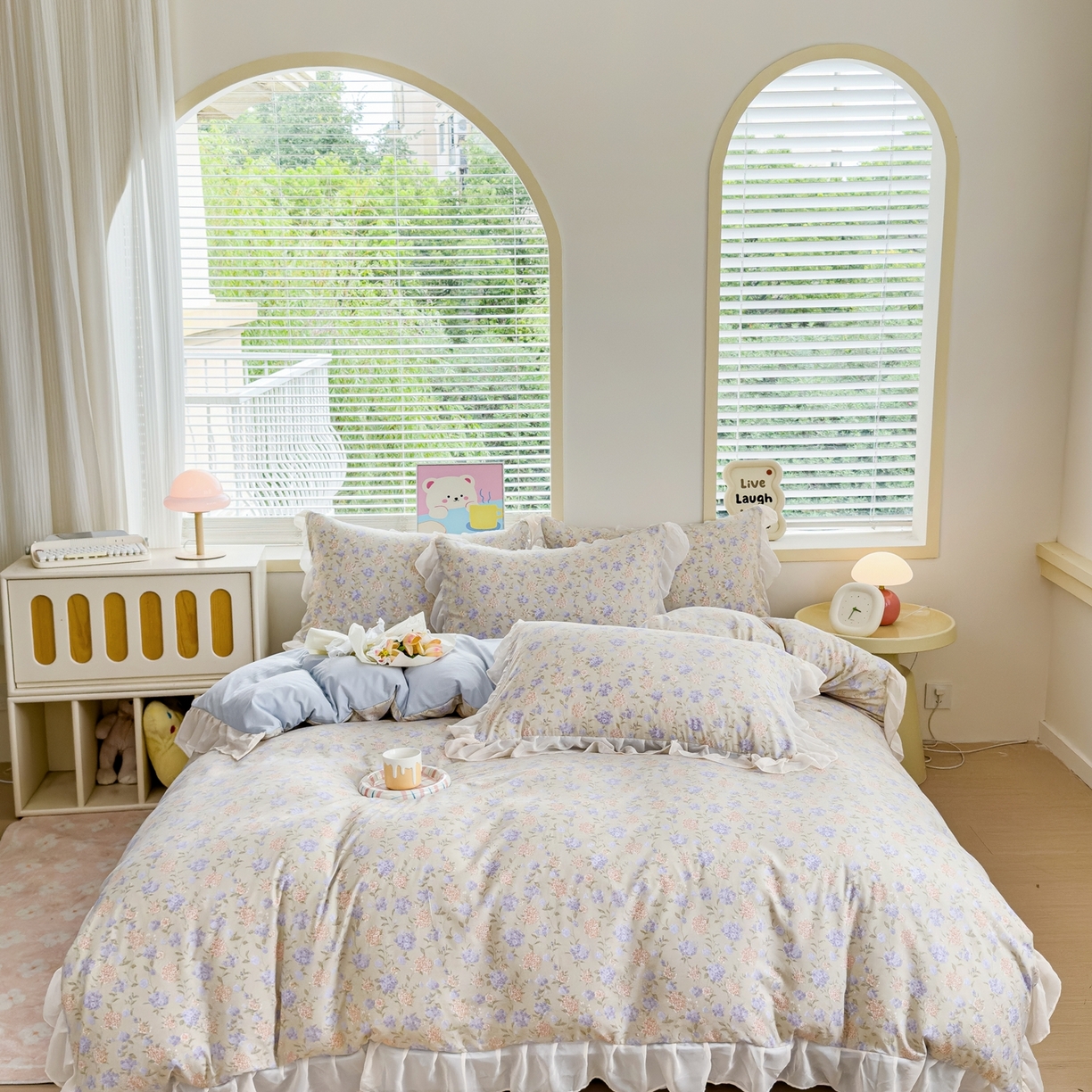 91家纺网 家纺一手货源 找家纺 （总）橘子家 2025新款云纱四件套