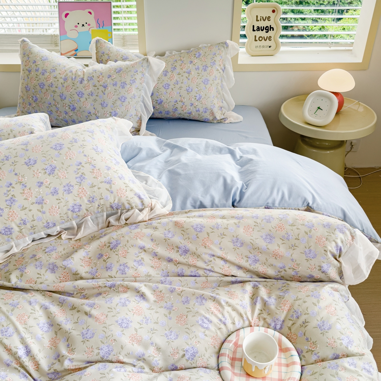 91家纺网 家纺一手货源 找家纺 （总）橘子家 2025新款云纱四件套