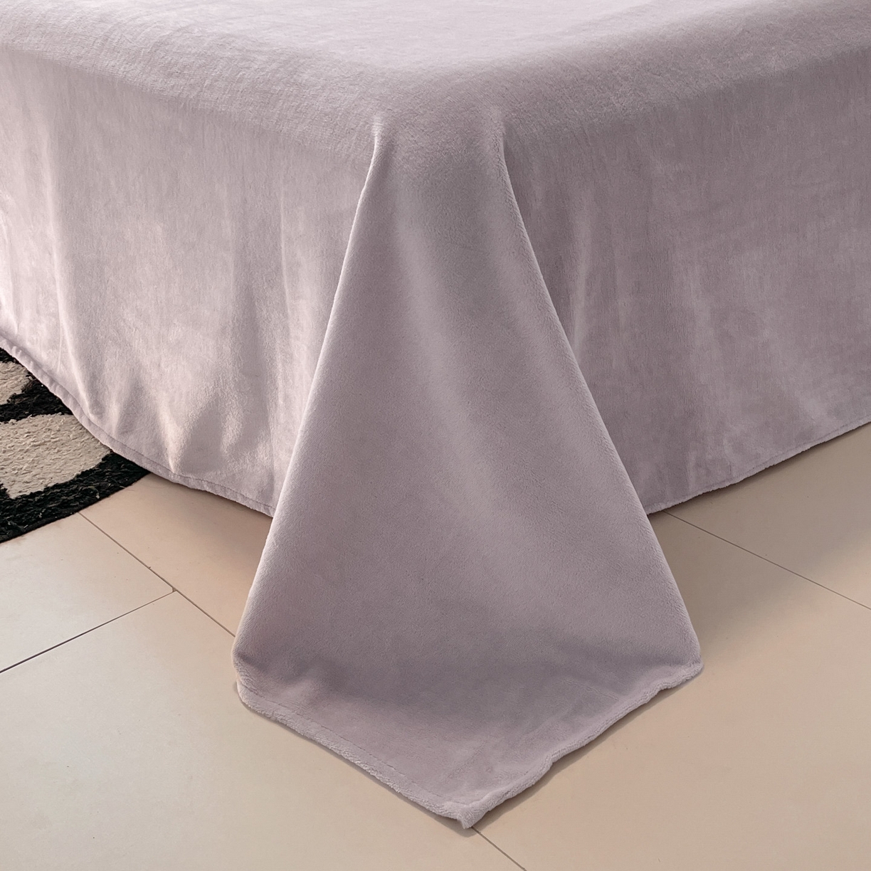 91家纺网 家纺一手货源 找家纺 顺兴家居 2025新款高克重230克雕花牛奶绒四件套 芍药-紫