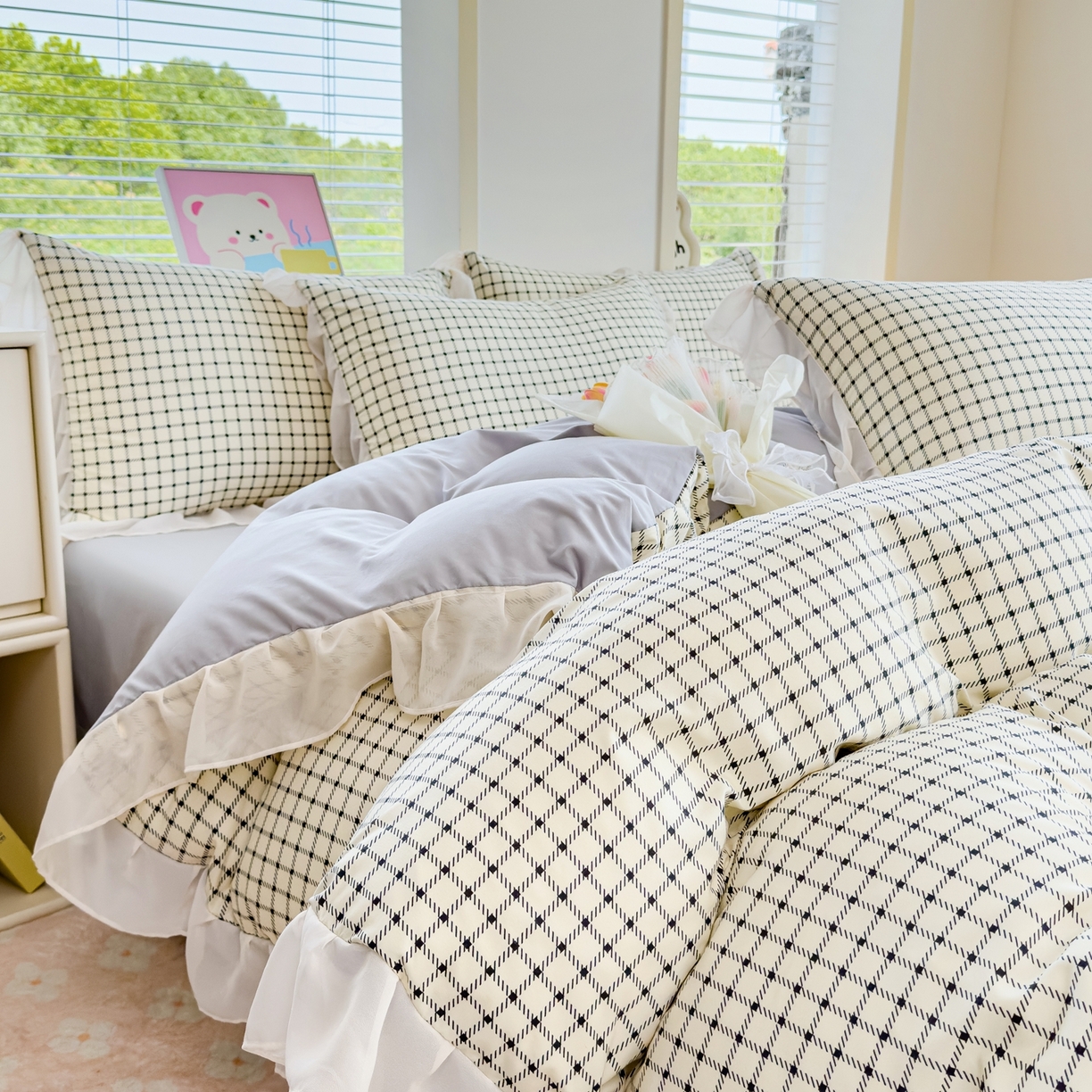 橘子家 2025新款云纱四件套 米格