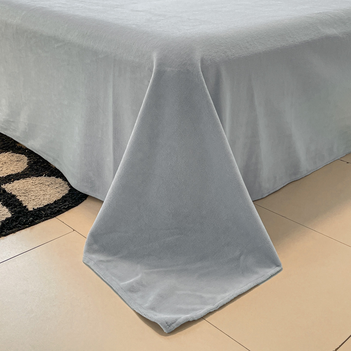 91家纺网 家纺一手货源 找家纺 顺兴家居 2025新款高克重230克雕花牛奶绒四件套 晕染花曳-蓝