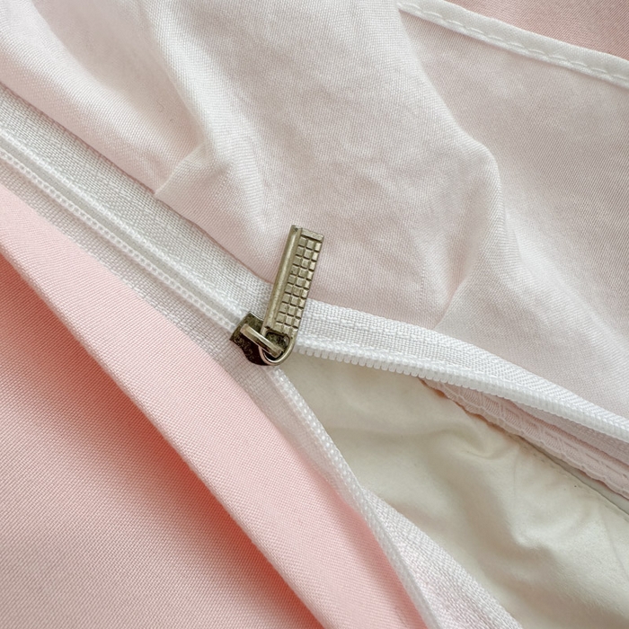 91家纺网 家纺一手货源 找家纺 易禾家纺 2025新款韩版卡通兔毛贴布绣水洗棉四件套学生宿舍三件套-炸毛小猫 炸毛小猫——粉