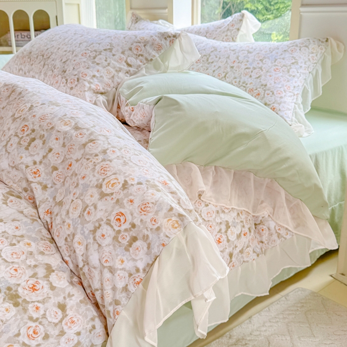 91家纺网 家纺一手货源 找家纺 （总）橘子家 2025新款云纱四件套