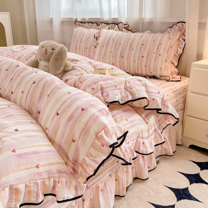 91家纺网 家纺一手货源 找家纺 （总）尚美 2025新款法式小黑边云感四件套床盖款,爱心粉,爱心兰,彩绘蝴蝶,丁香花,动物乐园,粉蝴蝶结,蝴蝶结,可爱兔,兰波点,兰蝴蝶结米,兰亭,玫瑰花园,玫夏,米波点,清晰,小女孩,樱桃,藏青格,大格卡,格调,格子空间,兰格,小红格