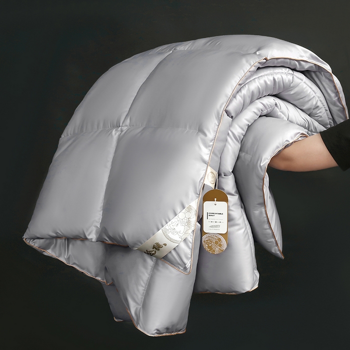 91家纺网 家纺一手货源 找家纺 （总）2025新款加厚羽丝绒被子酒店被芯被子白丝绒棉被空调被（提供买家秀）