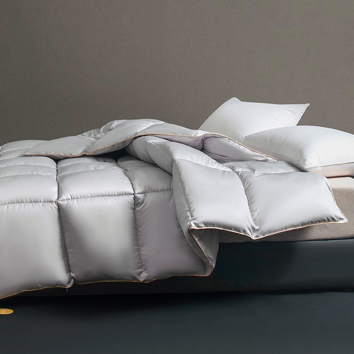 91家纺网 家纺一手货源 找家纺 （总）2025新款加厚羽丝绒被子酒店被芯被子白丝绒棉被空调被（提供买家秀）