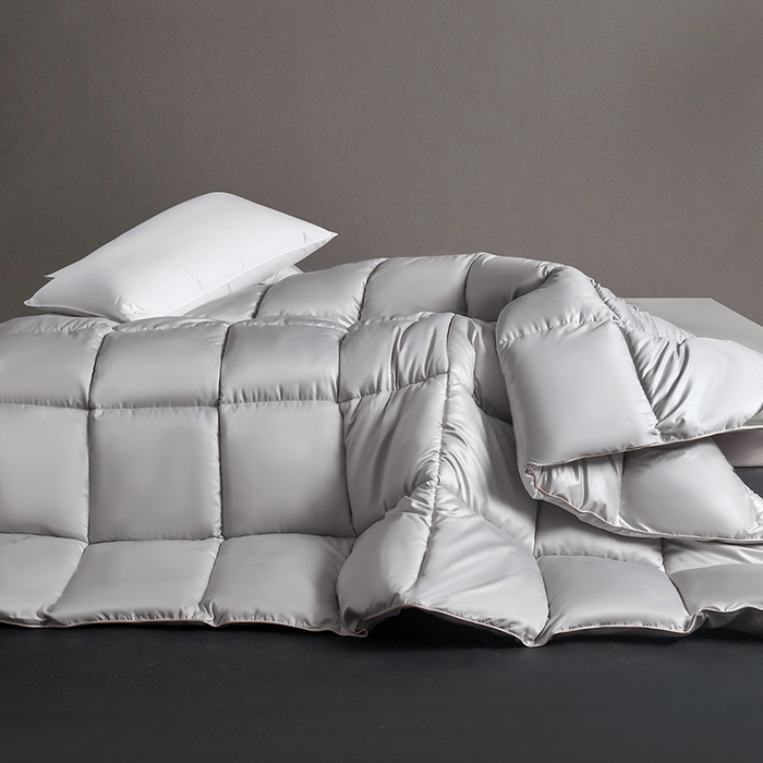 91家纺网 家纺一手货源 找家纺 （总）2025新款加厚羽丝绒被子酒店被芯被子白丝绒棉被空调被（提供买家秀）