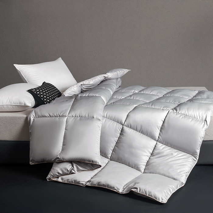 91家纺网 家纺一手货源 找家纺 （总）2025新款加厚羽丝绒被子酒店被芯被子白丝绒棉被空调被（提供买家秀）