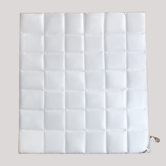 91家纺网 家纺一手货源 找家纺 2025新款加厚羽丝绒被子酒店被芯被子白丝绒棉被空调被（提供买家秀） 暖白色