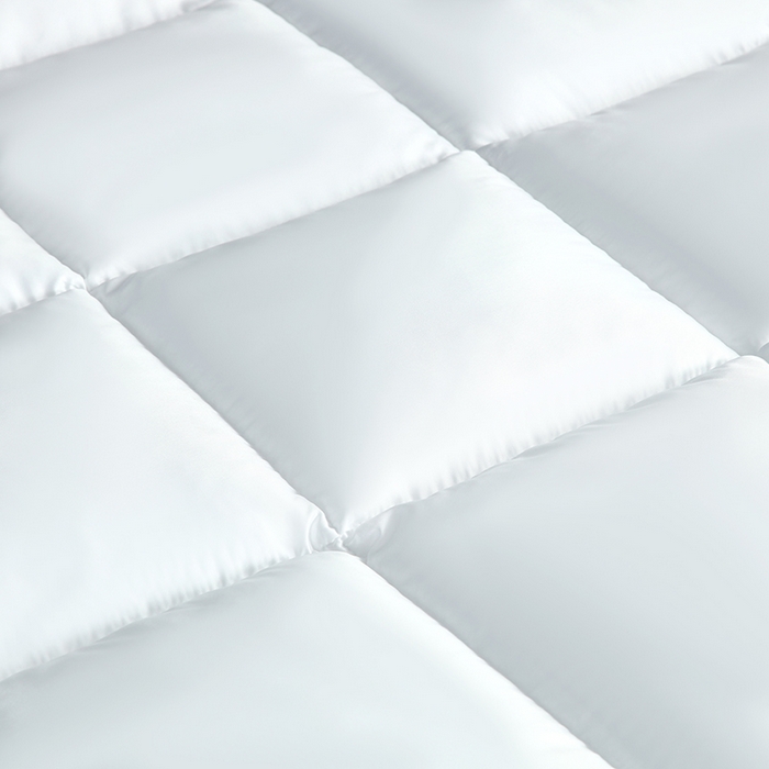 91家纺网 家纺一手货源 找家纺 2025新款加厚羽丝绒被子酒店被芯被子白丝绒棉被空调被（提供买家秀） 暖白色