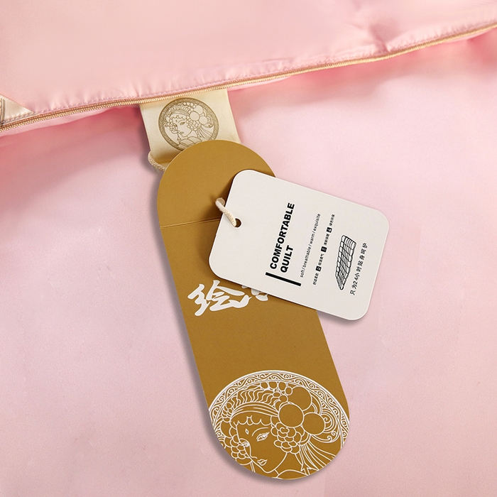 91家纺网 家纺一手货源 找家纺 2025新款加厚羽丝绒被子酒店被芯被子白丝绒棉被空调被（提供买家秀） 暖玉色