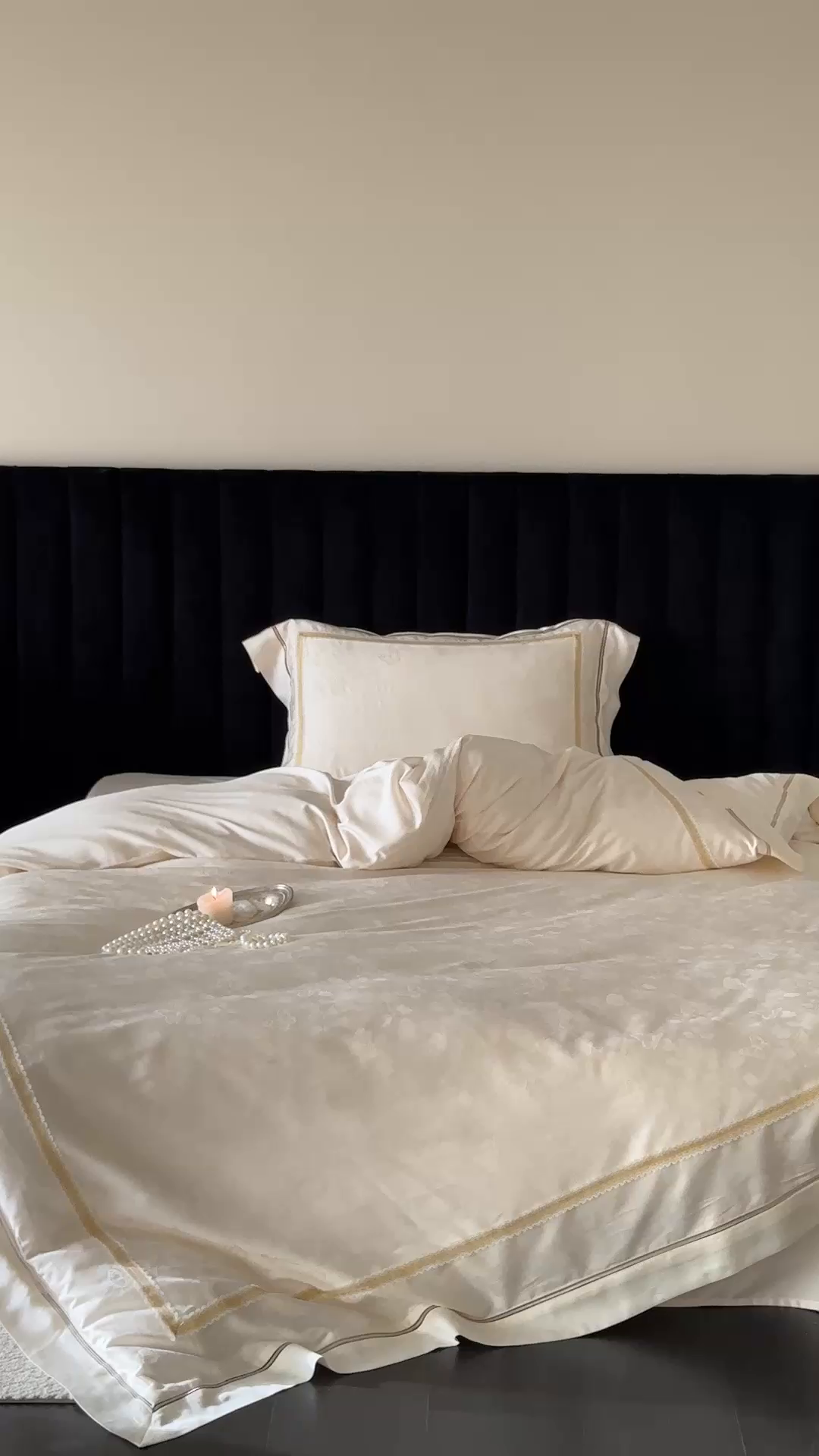 91家纺网 家纺一手货源 找家纺 （总）MIU缪家居 2025新款100支全棉纯棉提花四件套-蝶影（控价388）