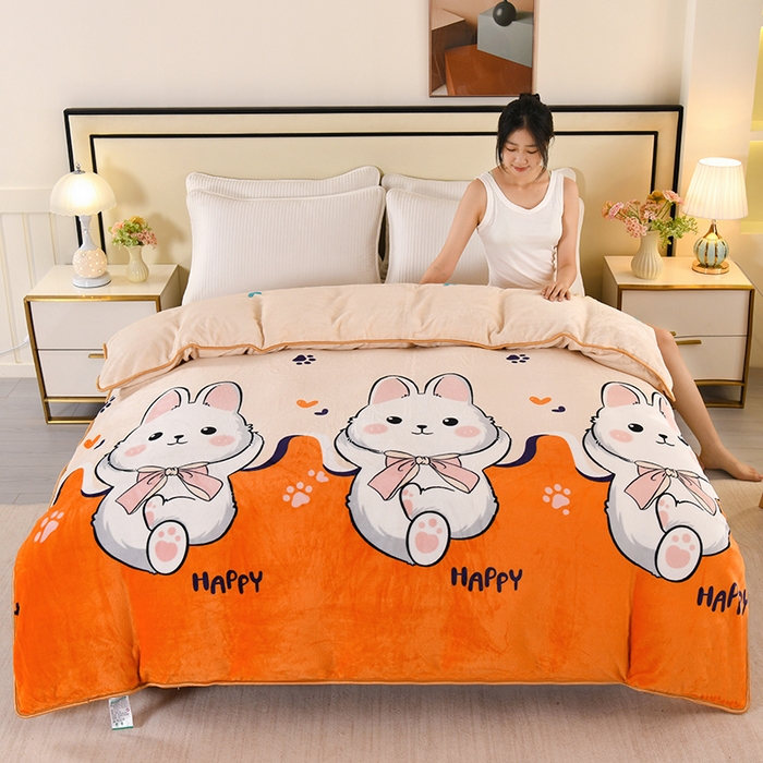 91家纺网 家纺一手货源 找家纺 （总）望淮家纺 2025牛奶绒小包边单被套