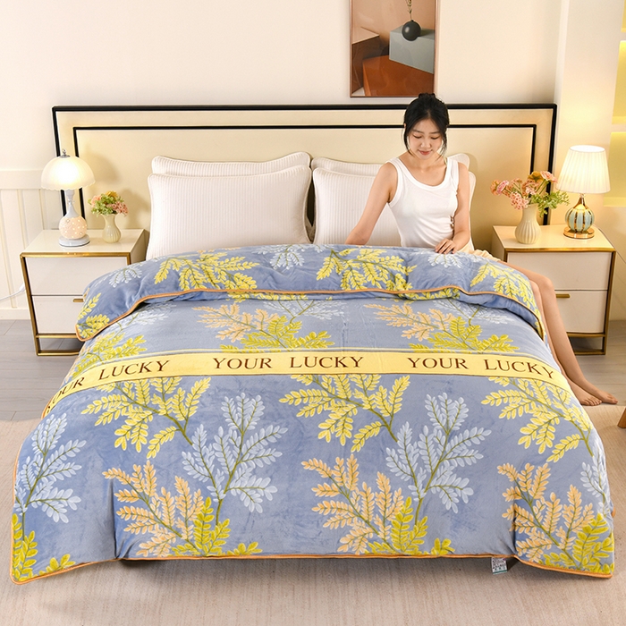 91家纺网 家纺一手货源 找家纺 （总）望淮家纺 2025牛奶绒小包边单被套