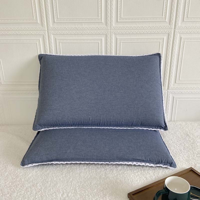 91家纺网 家纺一手货源 找家纺 （总）卡奥家纺 2025新款A类纯棉色织枕套单枕套枕套单件