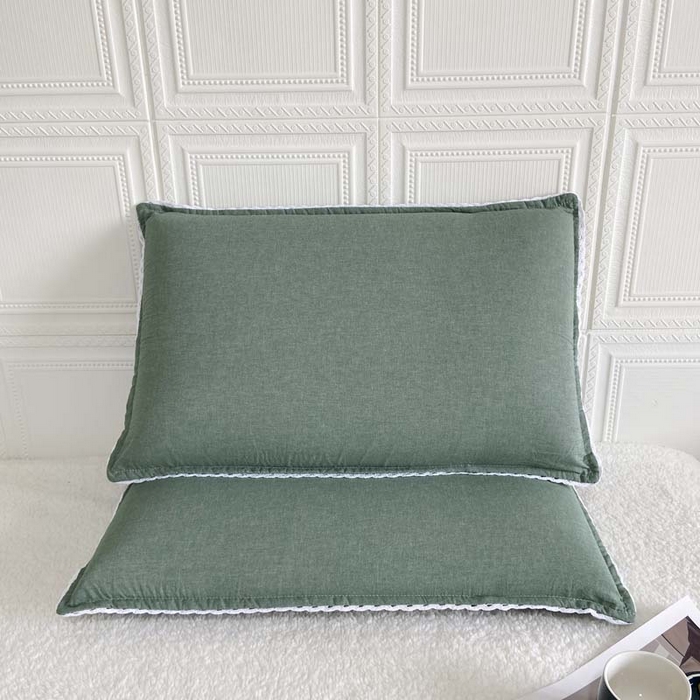 91家纺网 家纺一手货源 找家纺 （总）卡奥家纺 2025新款A类纯棉色织枕套单枕套枕套单件