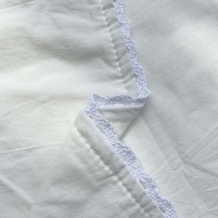 91家纺网 家纺一手货源 找家纺 卡奥家纺 2025新款A类纯棉色织枕套单枕套枕套单件 白青年