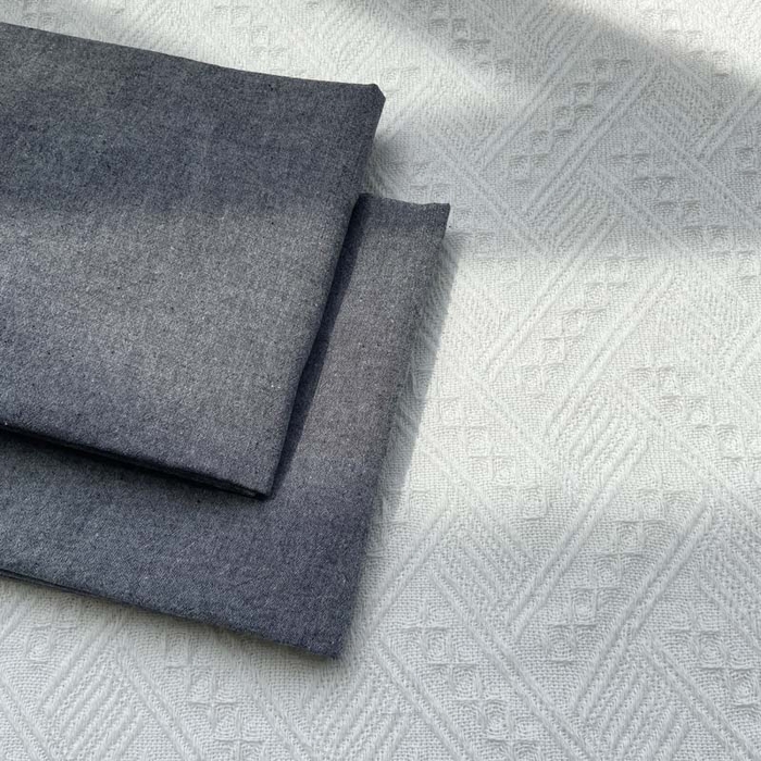 91家纺网 家纺一手货源 找家纺 卡奥家纺 2025新款A类纯棉色织枕套单枕套枕套单件 黑青年