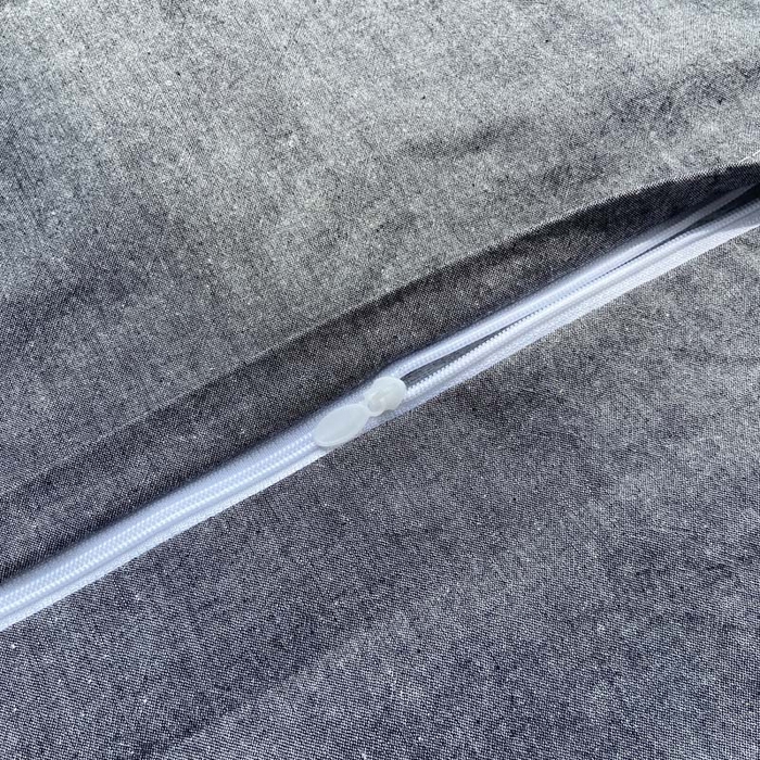 91家纺网 家纺一手货源 找家纺 卡奥家纺 2025新款A类纯棉色织枕套单枕套枕套单件 黑青年